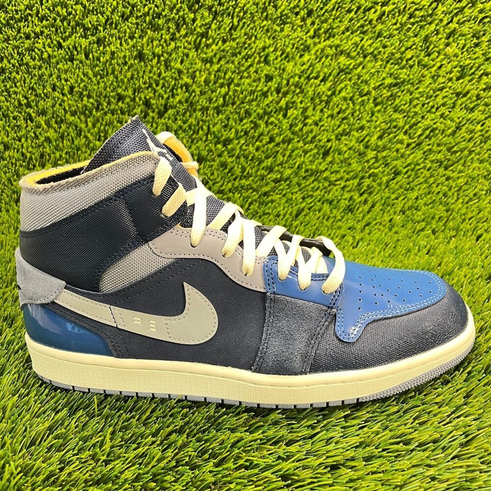 Nike Air Jordan 1 Mid SE Mens‎ Size 11 Blue Running Outdoor Shoes Sneakers